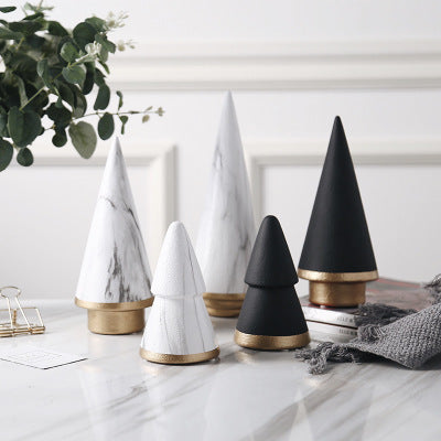 Ceramic Christmas tree, geometric design