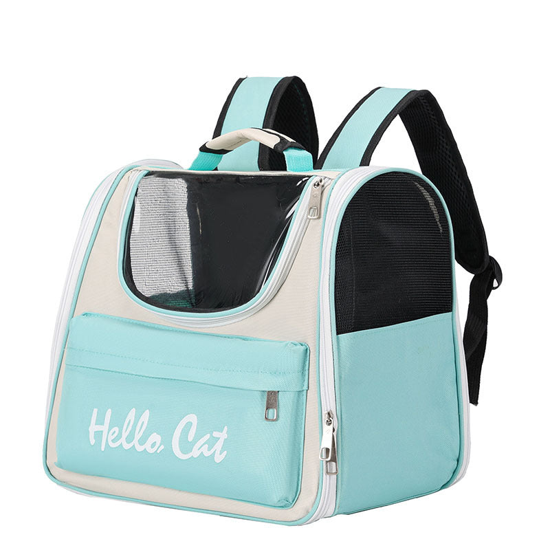 Transport backpack for dogs and cats, canvas
