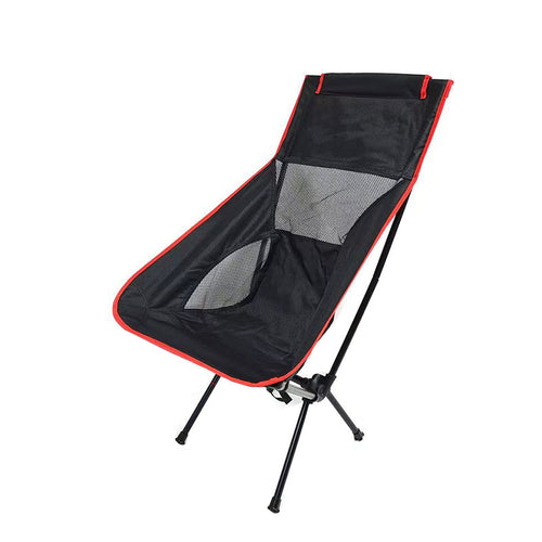 Light folding chair with backrest, carbon steel