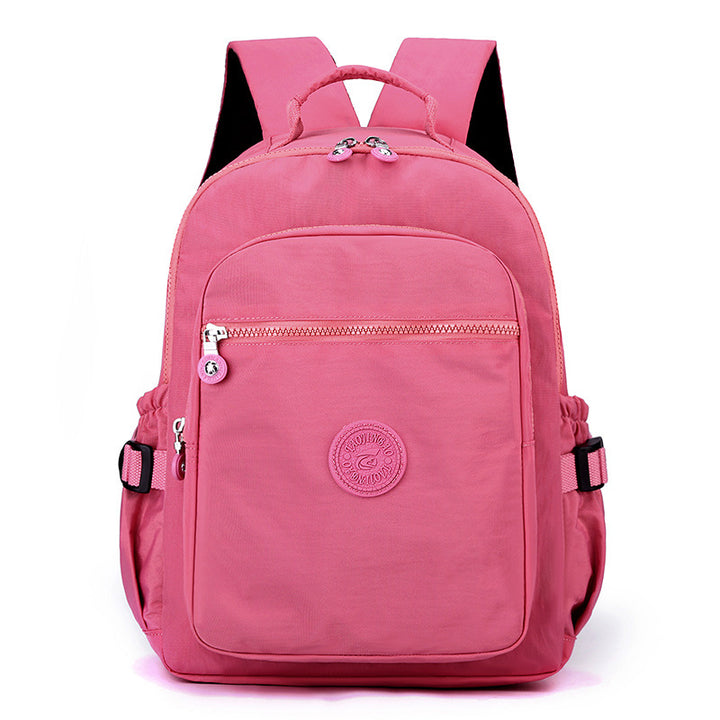 Nylon backpack for women, large capacity