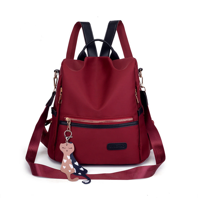 Lightweight backpack made of oxford fabric for travel