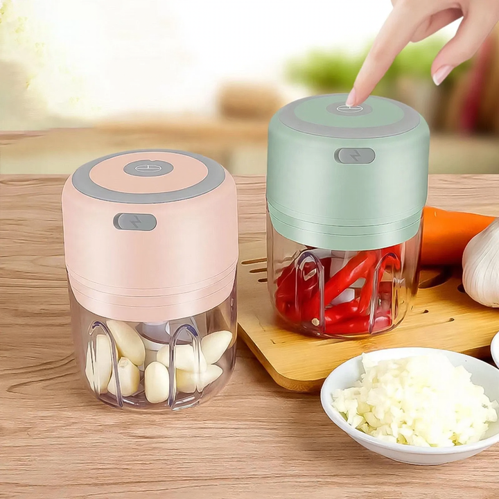 Portable electric chopper, cordless, 100-250 ml