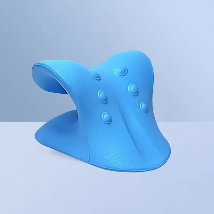 Neck massage pillow with mechanical pressure point massage