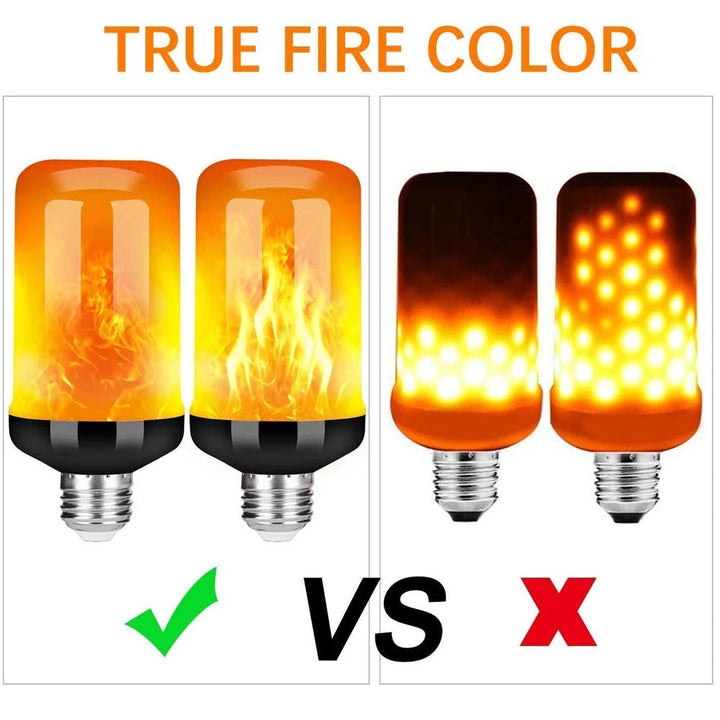 LED FLAME LIGHT PARTY LAMP - 4 MODES FIRE SIMULATION | Bowlift