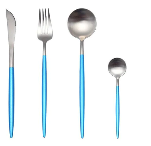 BowLift | Luxury 24-Piece Gold-Silver Cutlery Set for Stylish Table Setting