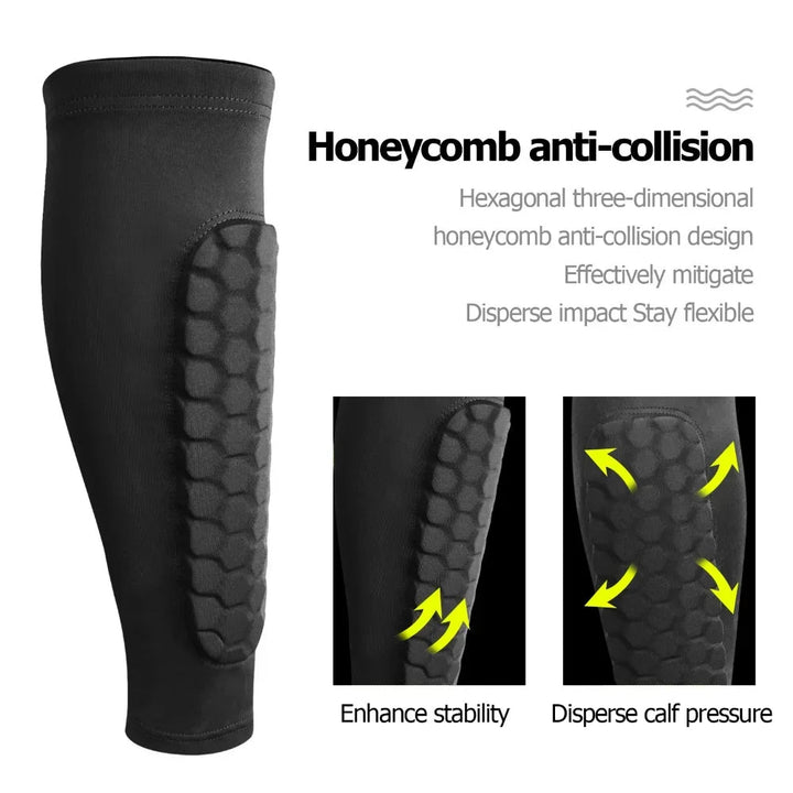 BowLift | Shin Guards FlexGuard Pro | Impact-absorbing Honeycomb Design | Breathable & Ultralight