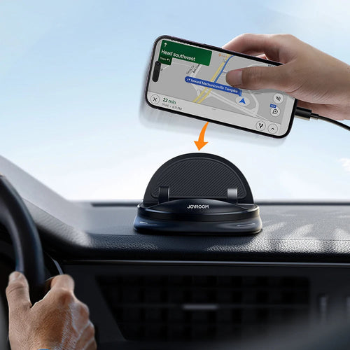 BowLift | 360° Rotating Car Phone Holder – Adjustable Dashboard and Air Vent Holder for Mobile Phones 4-6.5 Inches