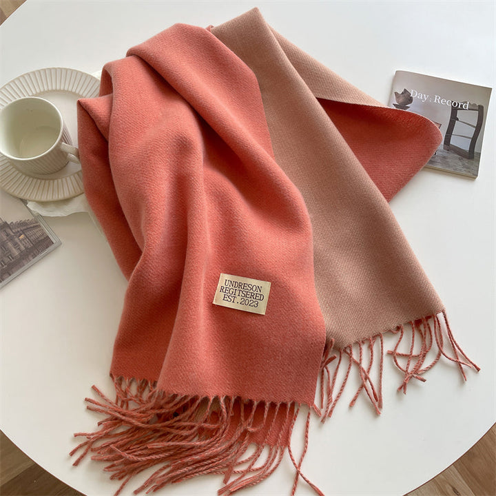 LuxeTwist Scarf - Elegant Reversible Pashmina Bowlift