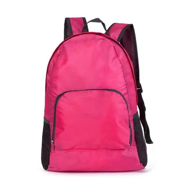 Foldable travel backpack made of polyester, 20-35 L