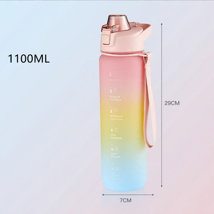 Sports water bottle made of PC, 1000 ml