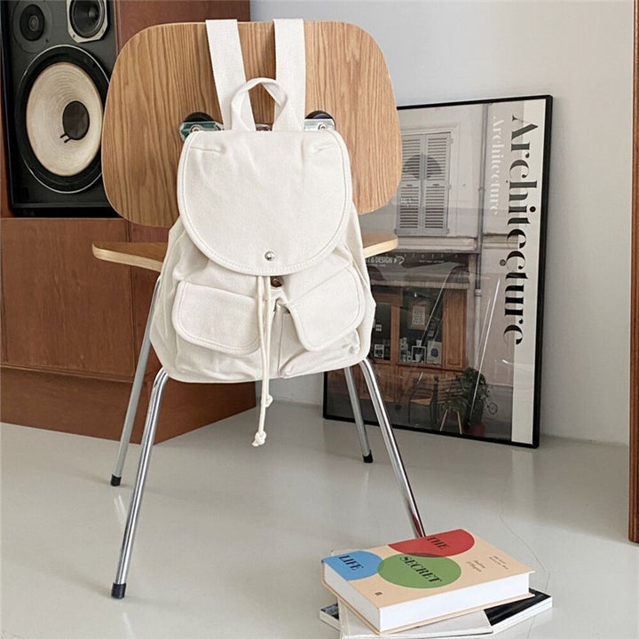 Backpack linen, abrasion-resistant, drawstring
