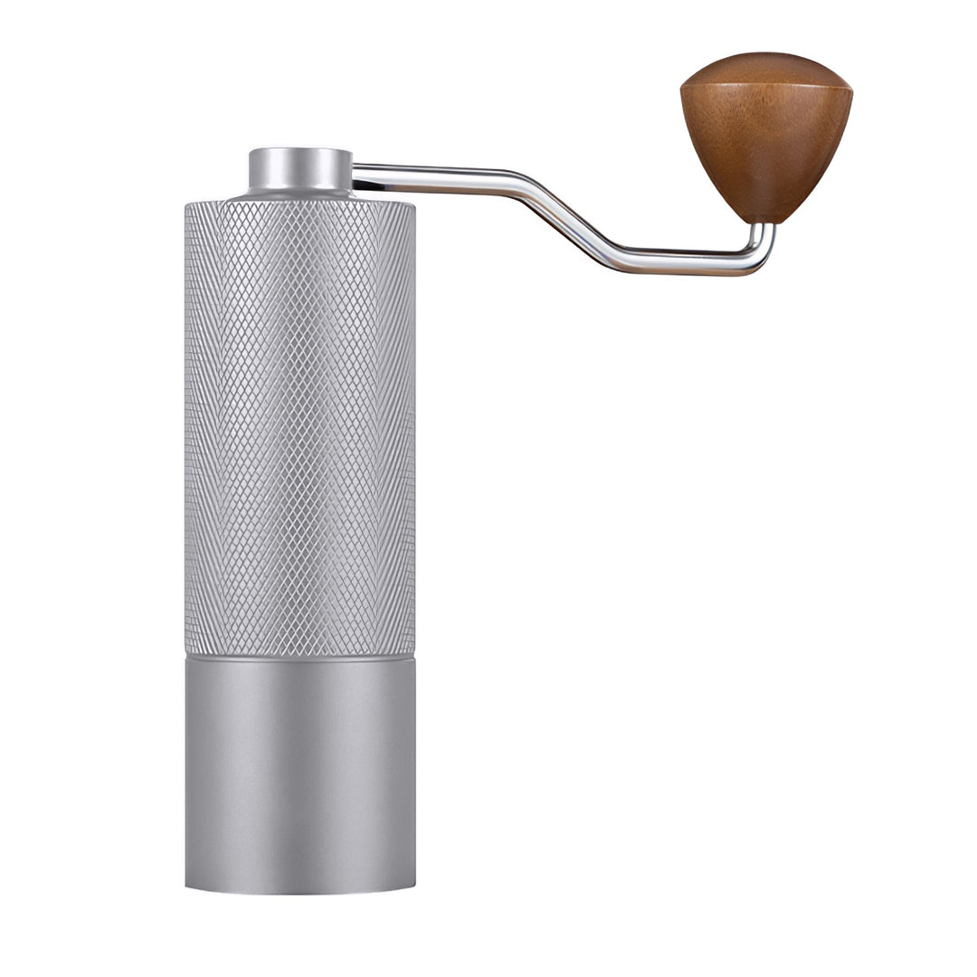 Hand coffee grinder with steel core, luxury design