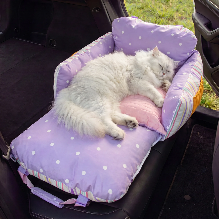 Pet car bag with seating function