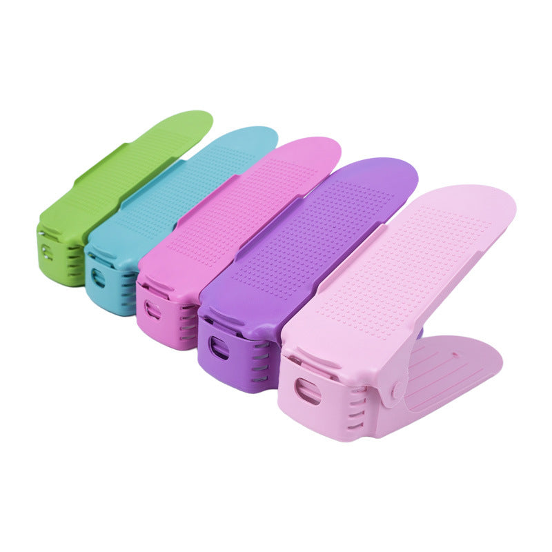 Foldable shoe rack made of plastic