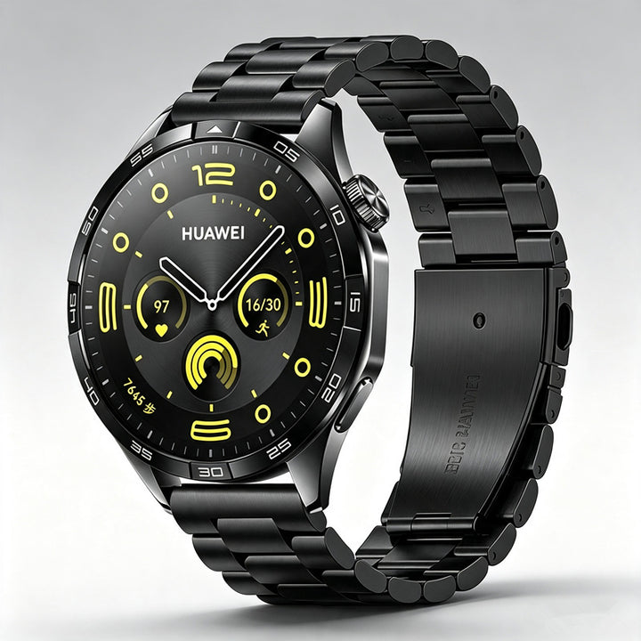 Black Luxury Bracelet for UltradThin Smartwatch