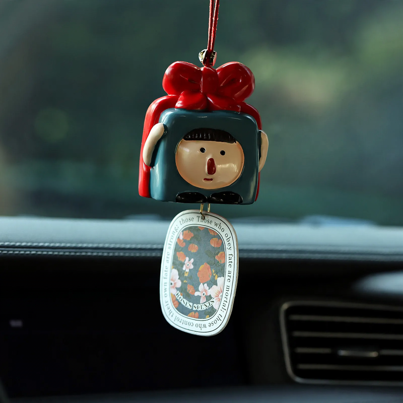 Christmas socks-car fragrance-hanger with disc