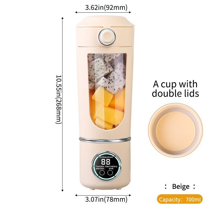 Portable juicer with stainless steel inner part, 601–800 ml