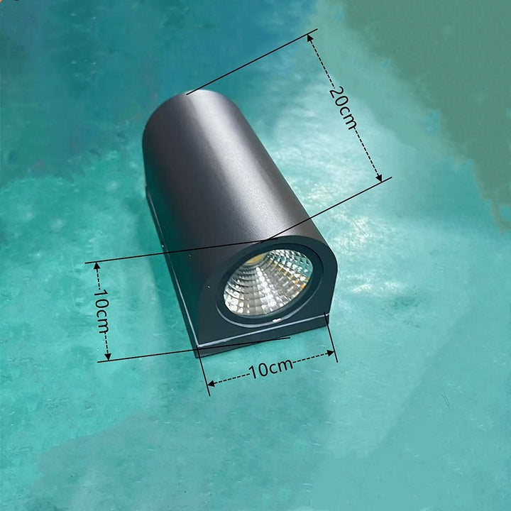 Outdoor wall light IP65 LED up-down aluminum