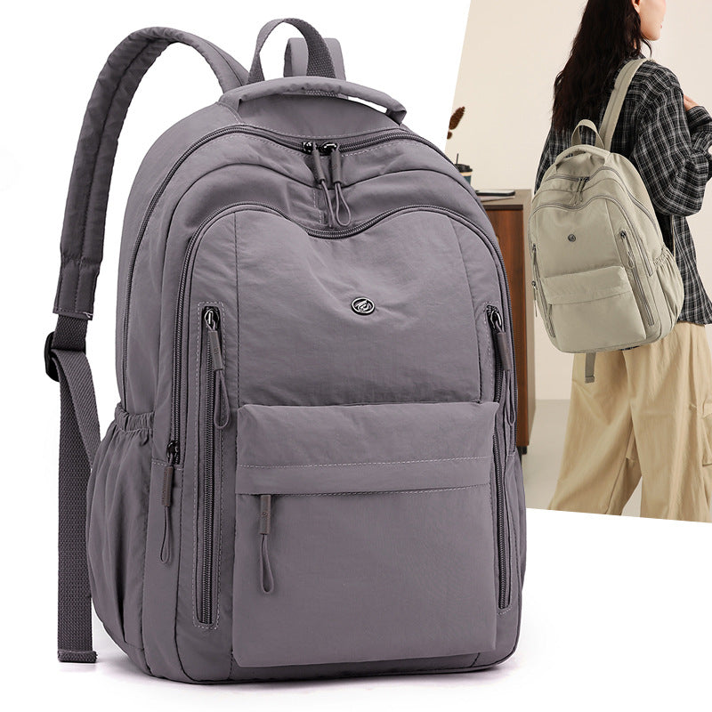 Nylon backpack, back-friendly, versatile