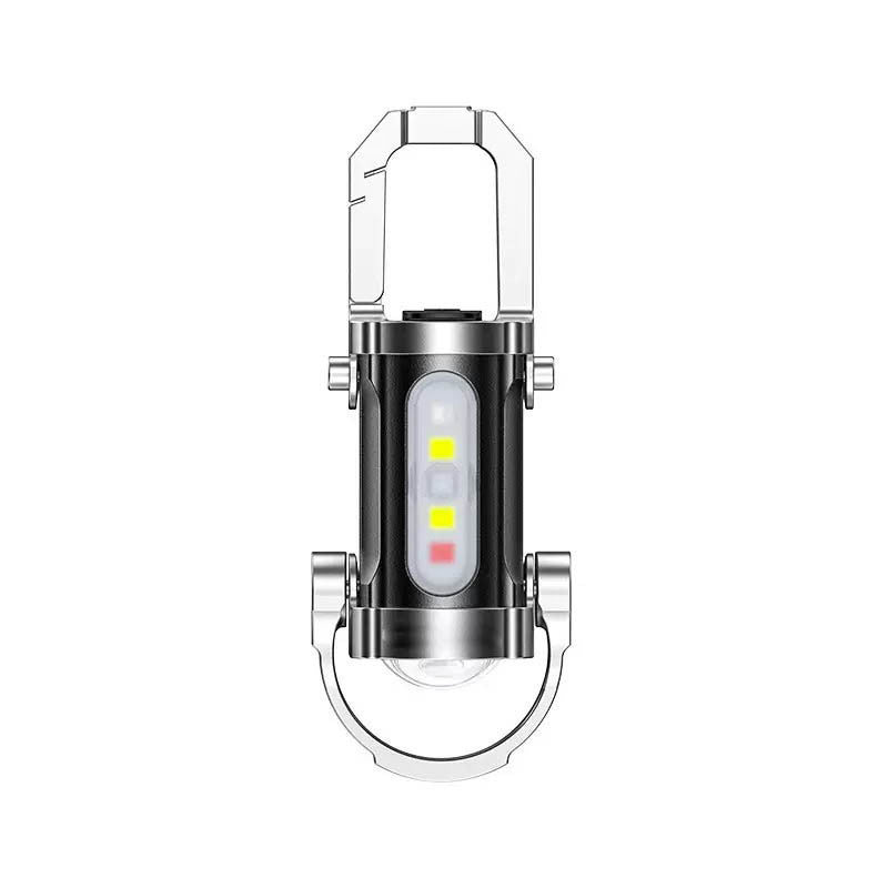 Mini flashlight with keychain, LED