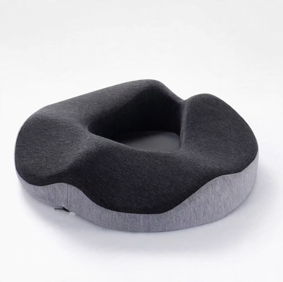 Ergonomic seat cushion made of memory foam