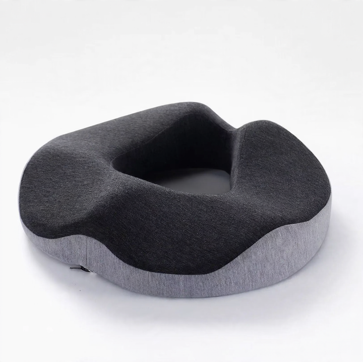 Ergonomic seat cushion made of memory foam