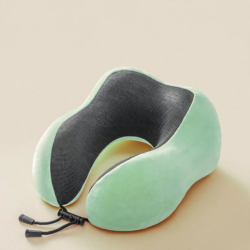 U-shaped memory foam neck pillow for travel