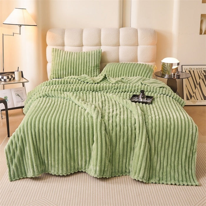Fleece wool blanket, 800–1000 g, four seasons