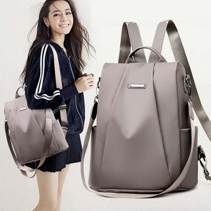 Women's backpack made of nylon, water-repellent