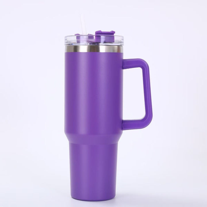 Stainless steel insulated mug with handle, 1200 ml