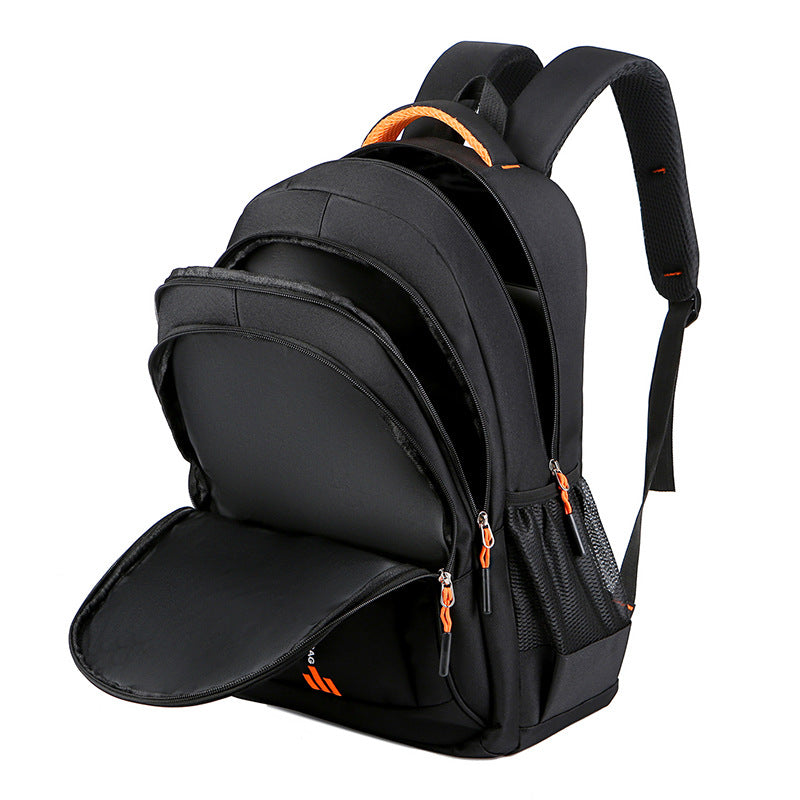 Large Nylon Backpack, 36–55 L, waterproof and theft-proof