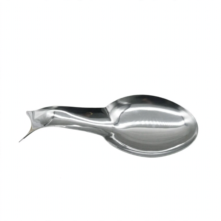 Stainless steel spoon rest, modern