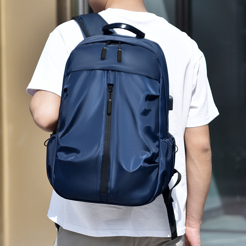 Sporty backpack, Oxford fabric, under 20 L, 16-inch laptop