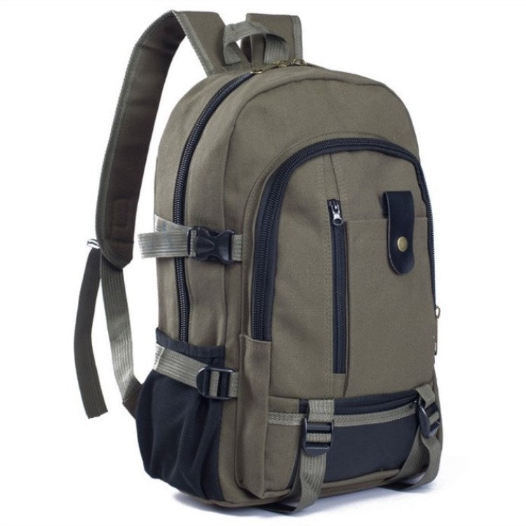 Canvas backpack, large and versatile