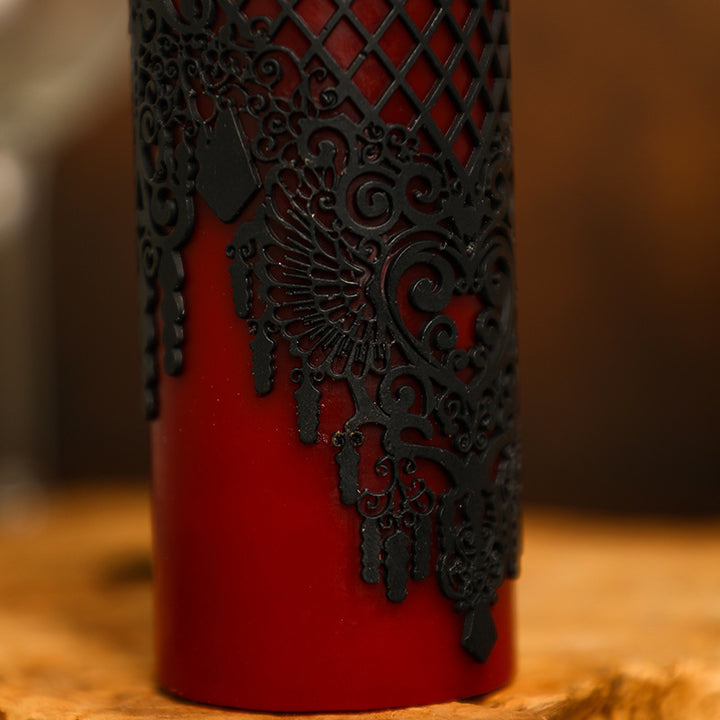 Handcrafted beeswax scented candle, cylinder
