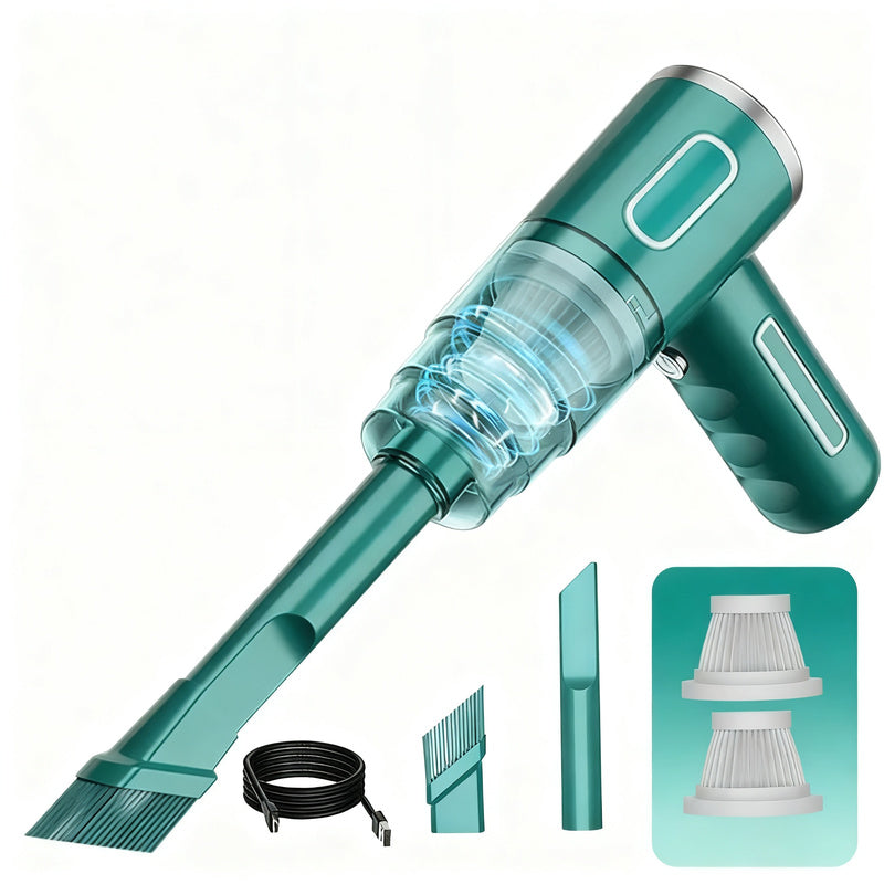 Portable car vacuum cleaner, cordless