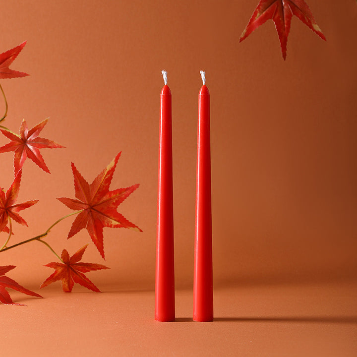 Scented candle in glass, long stems, hand-poured