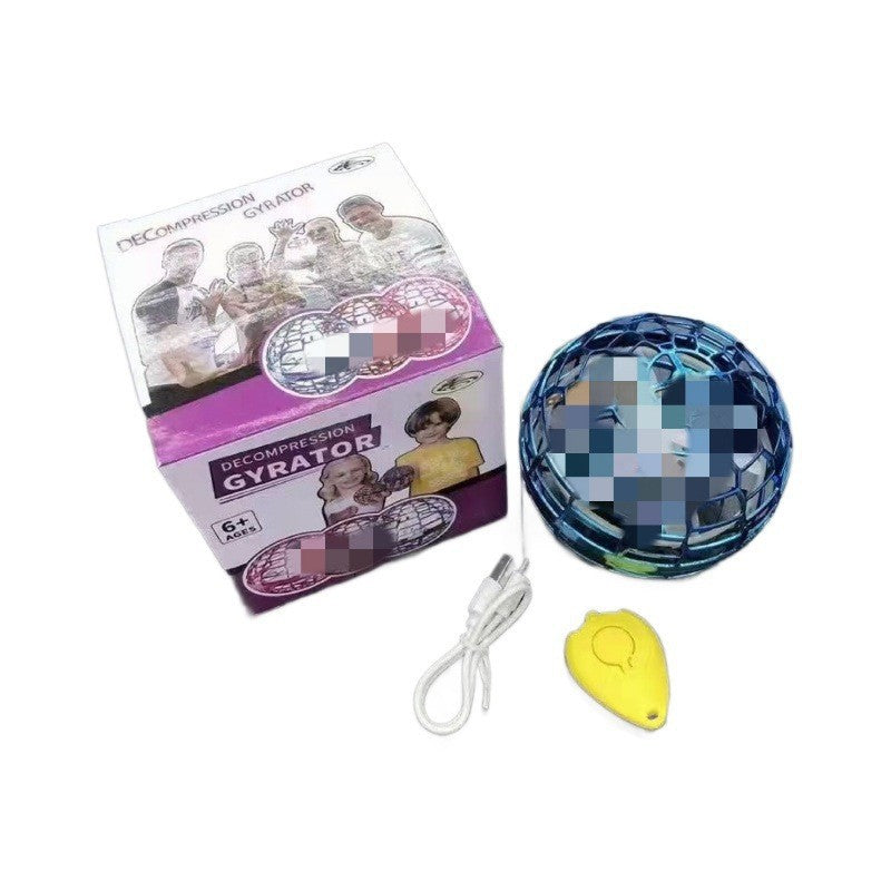 LED flying ball, glowing, with remote control