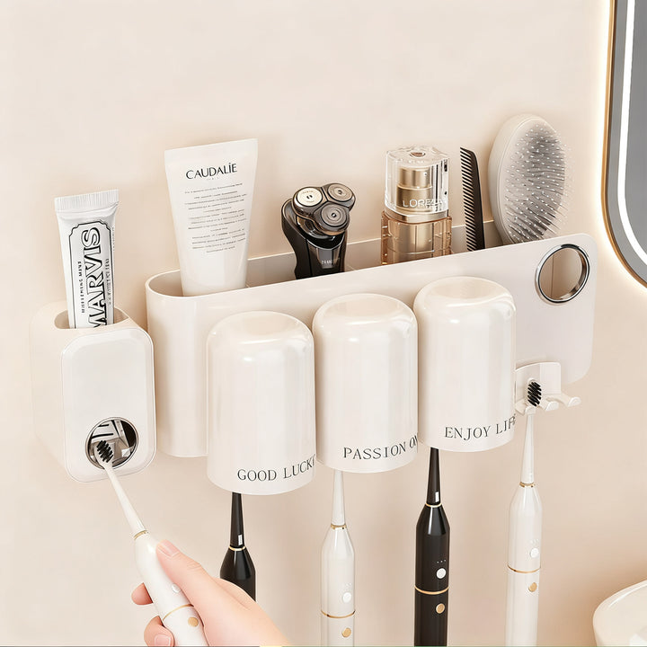 Toothbrush wall holder without drilling