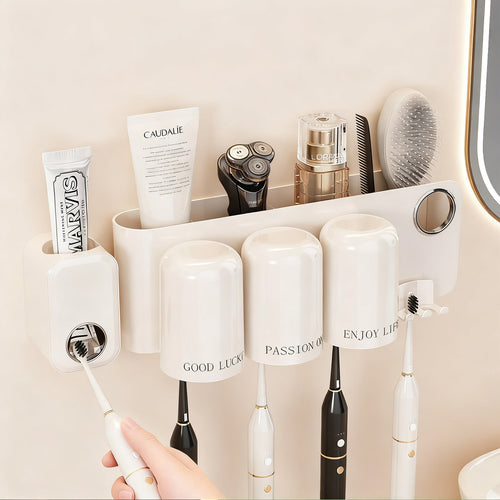 Toothbrush wall holder without drilling
