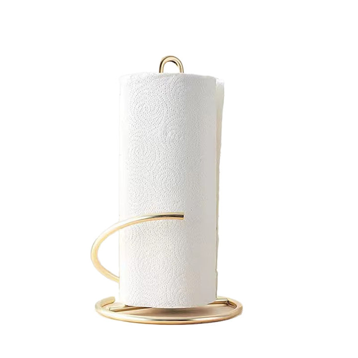 Metal paper roll holder