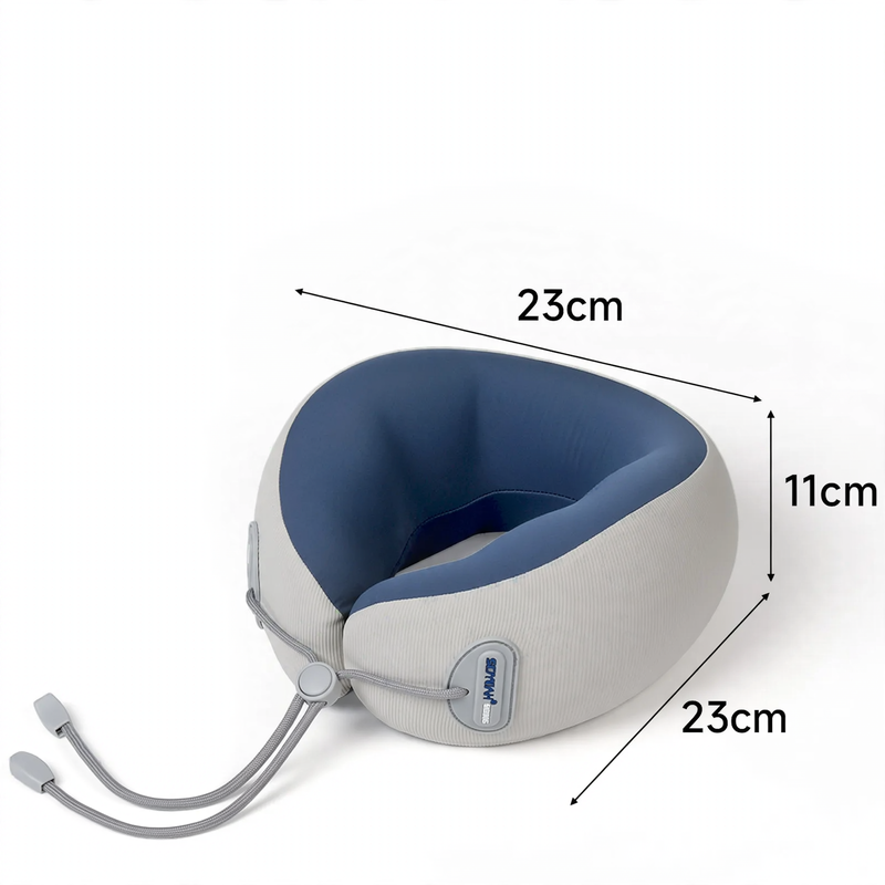 Memory foam neck support pillow