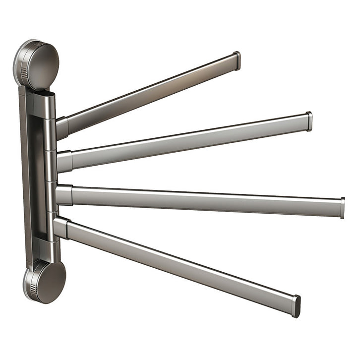 Rotatable towel holder with suction cup