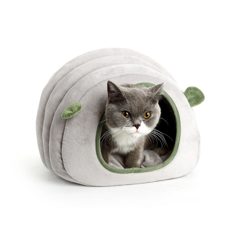 Cat cave, triangular, warming