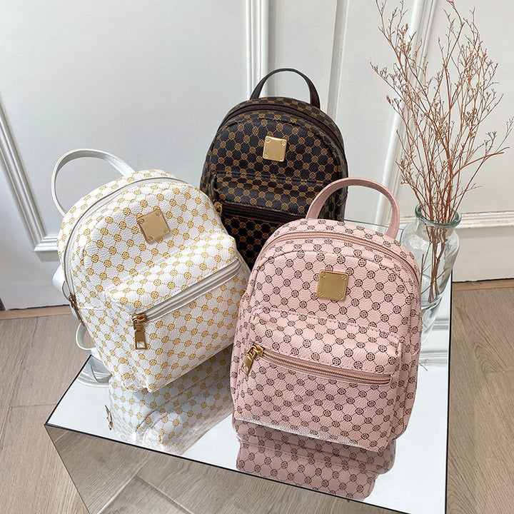 Ladies backpack, water-repellent, fresh design