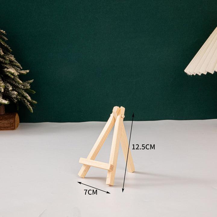Small wooden easel made of pine