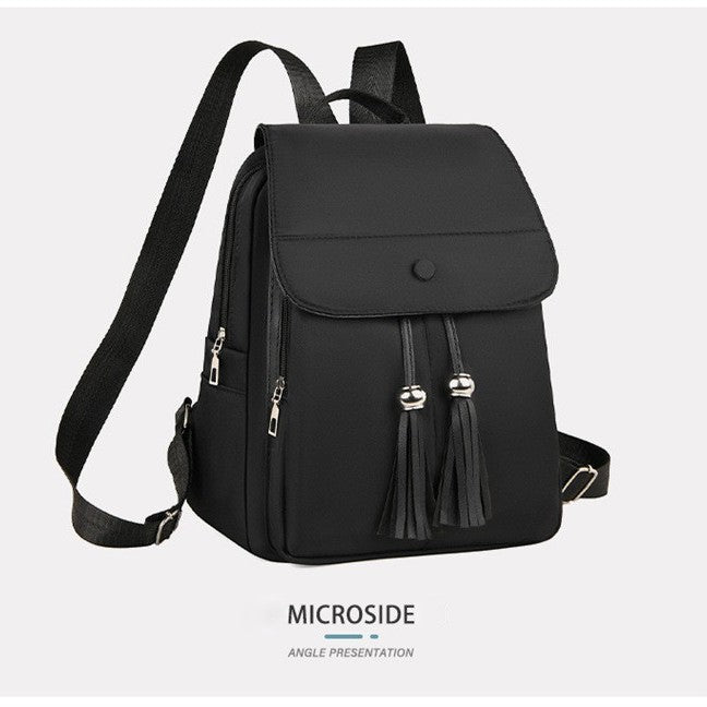 Breathable nylon backpack for women