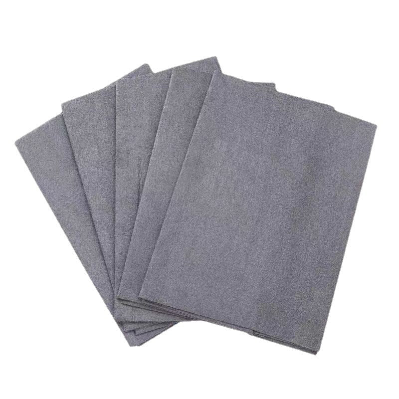 Fleece cleaning cloth, absorbent
