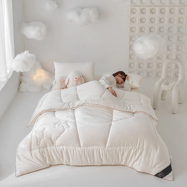 Wool blanket Australian sheep wool, winter bed