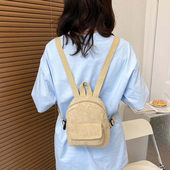 Velvet backpack, compact and durable